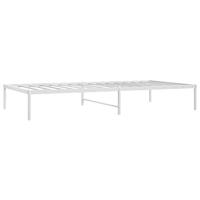 Bedframe metaal wit 100x200 cm - thumbnail
