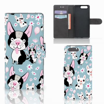 Huawei P10 Telefoonhoesje met Pasjes Hondjes Huawei P10 Telefoonhoesje met Pasjes Hondjes