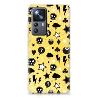 Silicone Back Case Xiaomi 12T | 12T Pro Punk Geel - thumbnail