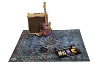 DRUMnBASE VP185-BLU Vintage Persian Blue drum/stage mat 185 x 160 cm - thumbnail