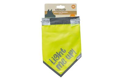Beeztees safety gear bandana Chiny reflecterend hondenkleding M Beeztees safety gear bandana Chiny reflecterend hondenkleding M