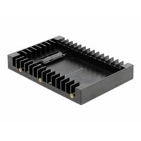 Delock 18364 3,5 installatieframe voor 2,5 SATA-schijf zwart - thumbnail