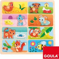 Houten Kinderpuzzel Goula My Favourite Food Hout - thumbnail