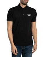 EA7 Emporio Armani 8NPF14 Polo Heren Zwart/Wit - Maat M - Kleur: Zwart | Soccerfanshop - thumbnail