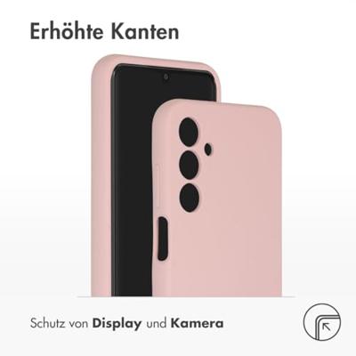 Accezz Liquid Silicone Backcover Samsung Galaxy A25 Telefoonhoesje Roze - thumbnail