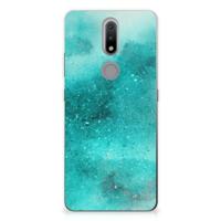 Smartphone hoesje Nokia 2.4 Painting Blue - thumbnail
