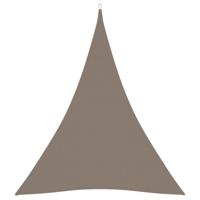 Zonnescherm driehoekig 3x4x4 m oxford stof taupe - thumbnail