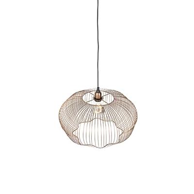 QAZQA Industriële hanglamp koper 49 cm - Finn