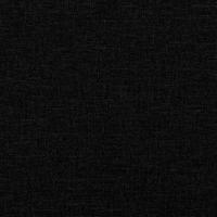 Hoofdbord met hoofdeinde Zwart 200 cm Stof - thumbnail