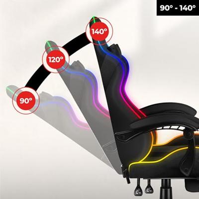 HUZARO FORCE 4.7 RGB MESH GAMING STOEL