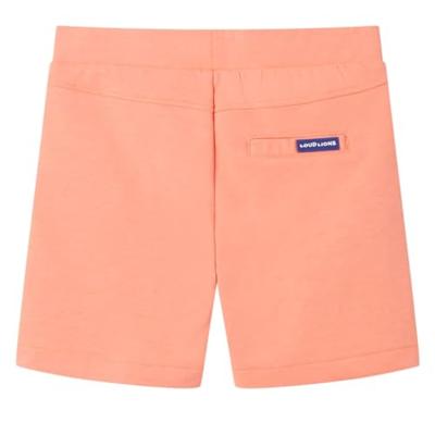 Kindershorts met trekkoord 140 neonoranje - thumbnail