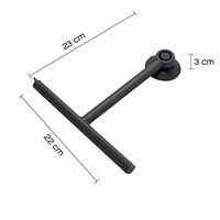 Handwisser Sapho Gummy 22x3x23 cm Mat Zwart Sapho - thumbnail