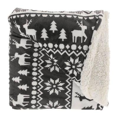 Plaid Yael 150x200 cm dark grey Unique Living - Unique living