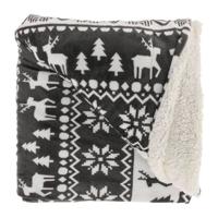 Plaid Yael 150x200 cm dark grey Unique Living - Unique living - thumbnail