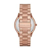 Michael Kors Runway Rose Dial Rosegoudkleurig uniseks horloge MK3197 - thumbnail