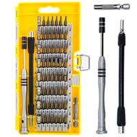60 in 1 S2 gereedschap staal precisie schroevendraaier Nutdriver bit Repair tools Kit (geel) - thumbnail