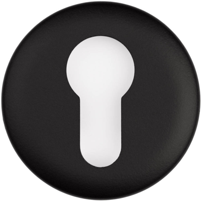 Formani | Cilinderrozet | EVBY52 | Rond | Mat zwart Formani | Cilinderrozet | EVBY52 | Rond | Mat zwart