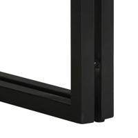 Salontafel 80x80x35 cm massief ruw mangohout - thumbnail