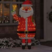 Kerstman met 200 LED Warmwit 100 x 180 cm Stof - thumbnail