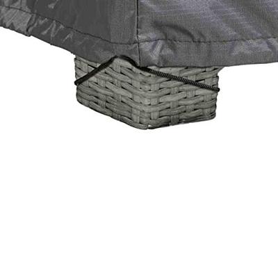 Loungesethoes hoek hoge rugleuning 270x270x90x65-90 - Aerocover
