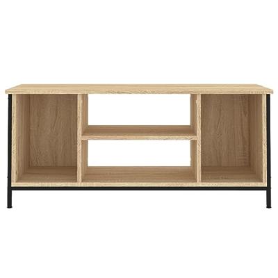 Tv-meubel 102x35x45 cm bewerkt hout sonoma eikenkleurig