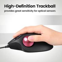 Perixx PERIPRO-303 G PK Trackball Pink - thumbnail