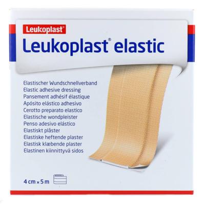 Leukoplast Elastic Wondpleister 4cm x 5m Leukoplast Elastic Wondpleister 4cm x 5m