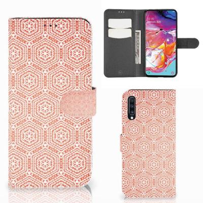 Samsung Galaxy A70 | Telefoon Hoesje | Pattern Orange