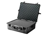 Peli 1600 Schokbestendige Transportkoffer Voor Elektronica, Camera'S En Videoapparatuur, Ip67 Water- En Stofdicht, Capaciteit: 46L, Gemaakt In Duitsland, Zonder Schuim, Kleur: Zwart - thumbnail
