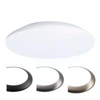 LED Bulkhead - Diameter 30cm - 18 Watt 2100 lumen - 6500K daglicht wit - IP65 waterdicht - Vandalismeproof - Met noodaccu - Voor binnen en buiten - Wit - thumbnail