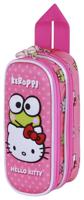 Sanrio 3D Double Pencil case Hello Kitty Funny Pink - thumbnail
