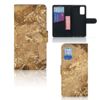 Samsung Galaxy A32 4G Bookcase Marmer Creme - thumbnail