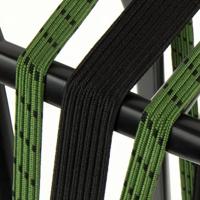 Qibbel Widek triobinder eye met haak 24+2x12mm zwart/olijfgroen - thumbnail