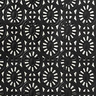 Salontafel vintage stijl inklapbaar 100x50x45 cm metaal zwart - thumbnail