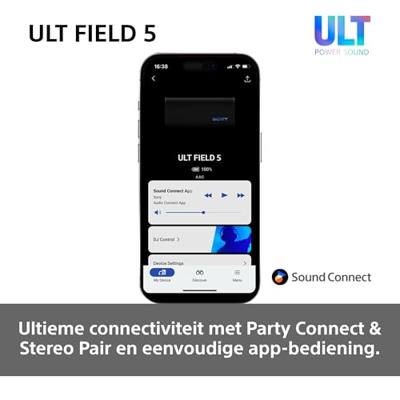 Sony ULT Field 5 Bluetooth speaker Zwart