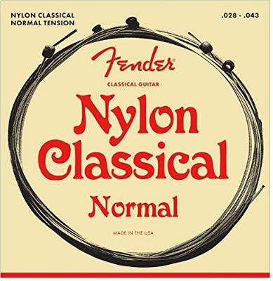 Fender 130 Nylon Ball End snarenset klassiek medium