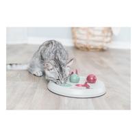 TRIXIE Activity Flip Board - Ø 23 cm - Lichtgrijs en roze - Voor katten - thumbnail