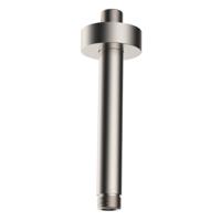 Caral douchearm met plafondbevestiging 15 cm geborsteld staal - thumbnail