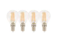 Sylvania Ledlamp - e14 - 470 lm - kogel - helder - 4 stuks - thumbnail