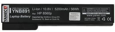 Yanec laptop accu 5200mah