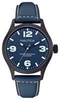 Horlogeband Nautica A13615G Leder Blauw 22mm - thumbnail