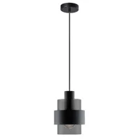 Freelight Hanglamp Chiasso 1 lichts Ø 14 cm zwart - thumbnail