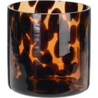 Theelichthouder glas 8cm bruin Nampook - Nampook - thumbnail