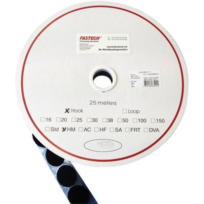 FASTECH® Klittenband punt Om vast te plakken Hotmelt Haakdeel (Ø x l) 25 mm x 5 m Zwart 5 m FASTECH® Klittenband punt Om vast te plakken Hotmelt Haakdeel (Ø x l) 25 mm x 5 m Zwart 5 m