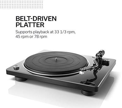 Denon: DP-400 Platenspeler - Zwart Denon: DP-400 Platenspeler - Zwart