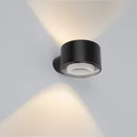 Scope Up en Down Muurlamp Zwart - thumbnail