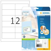 Etiket HERMA 8628 97x42.3mm premium wit 120stuks - thumbnail
