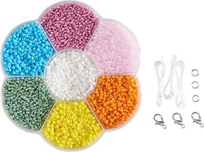 Set kralen, 7 kleuren COLORÉ FOLIA meerkleurig