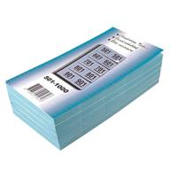 Garderobeblokken nummers van 501 t.e.m. 1.000, blauw - thumbnail