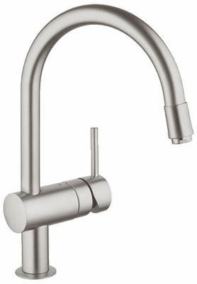 Grohe Minta keukenkraan Supersteel